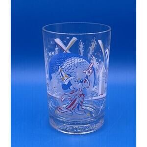 Walt Disney Disney World 25th Anniversary Glass w/Mickey Mouse. *Pre-Owned*‎